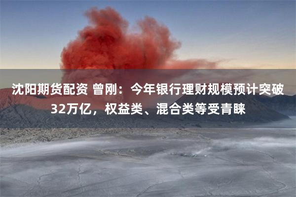 沈阳期货配资 曾刚：今年银行理财规模预计突破32万亿，权益类、混合类等受青睐