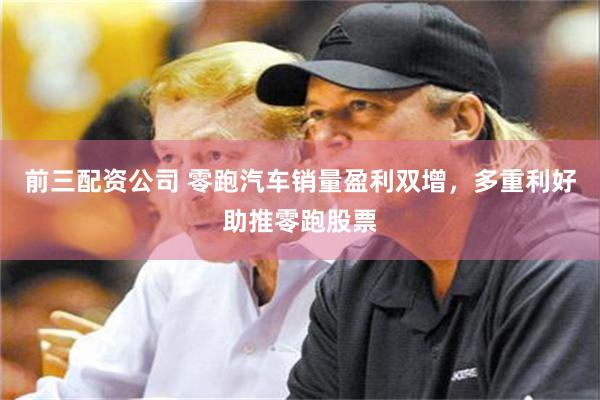 前三配资公司 零跑汽车销量盈利双增，多重利好助推零跑股票