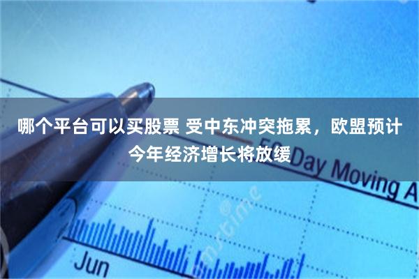 哪个平台可以买股票 受中东冲突拖累，欧盟预计今年经济增长将放缓