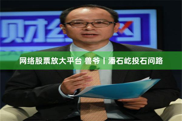 网络股票放大平台 兽爷丨潘石屹投石问路