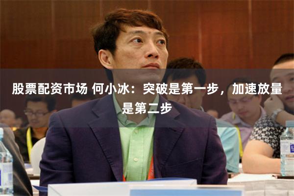 股票配资市场 何小冰：突破是第一步，加速放量是第二步