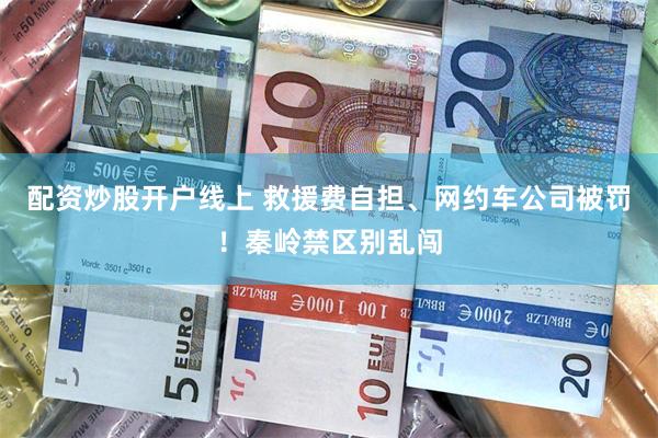 配资炒股开户线上 救援费自担、网约车公司被罚！秦岭禁区别乱闯