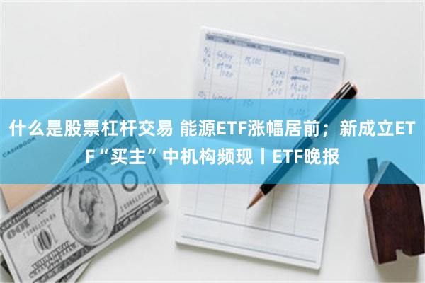 什么是股票杠杆交易 能源ETF涨幅居前；新成立ETF“买主”中机构频现丨ETF晚报