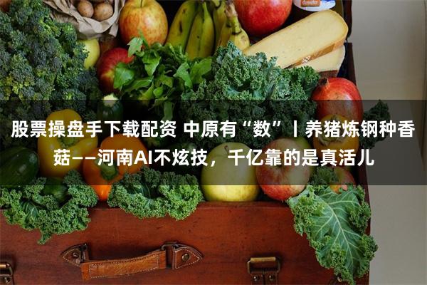 股票操盘手下载配资 中原有“数”丨养猪炼钢种香菇——河南AI不炫技，千亿靠的是真活儿