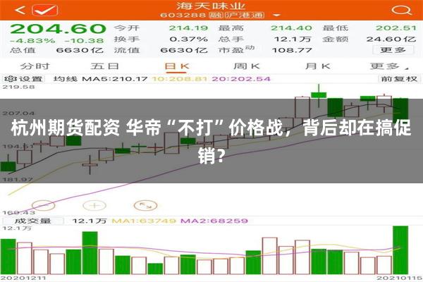 杭州期货配资 华帝“不打”价格战，背后却在搞促销？